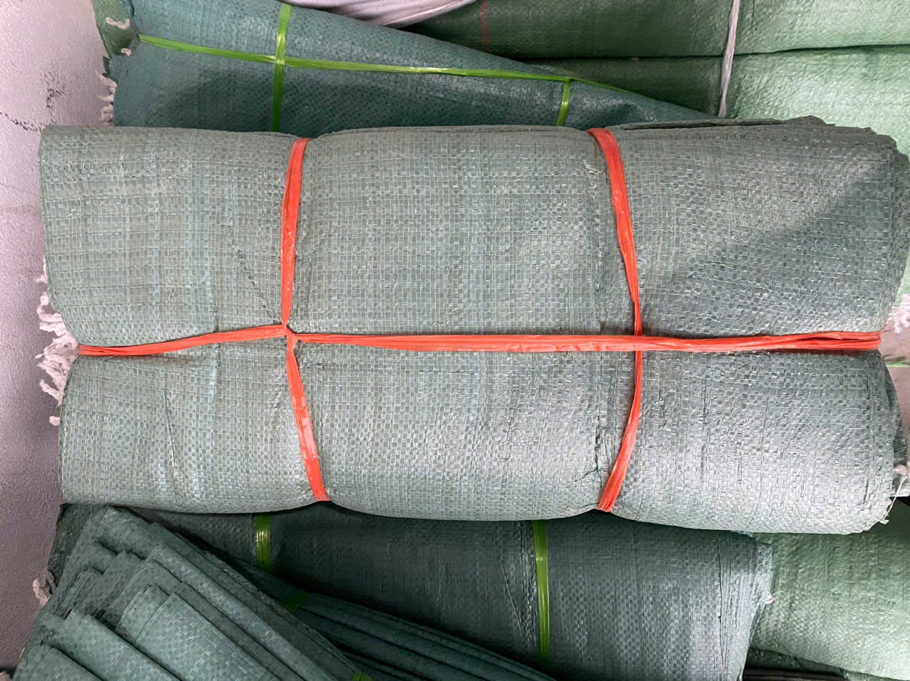 Bao tải xanh mỏng